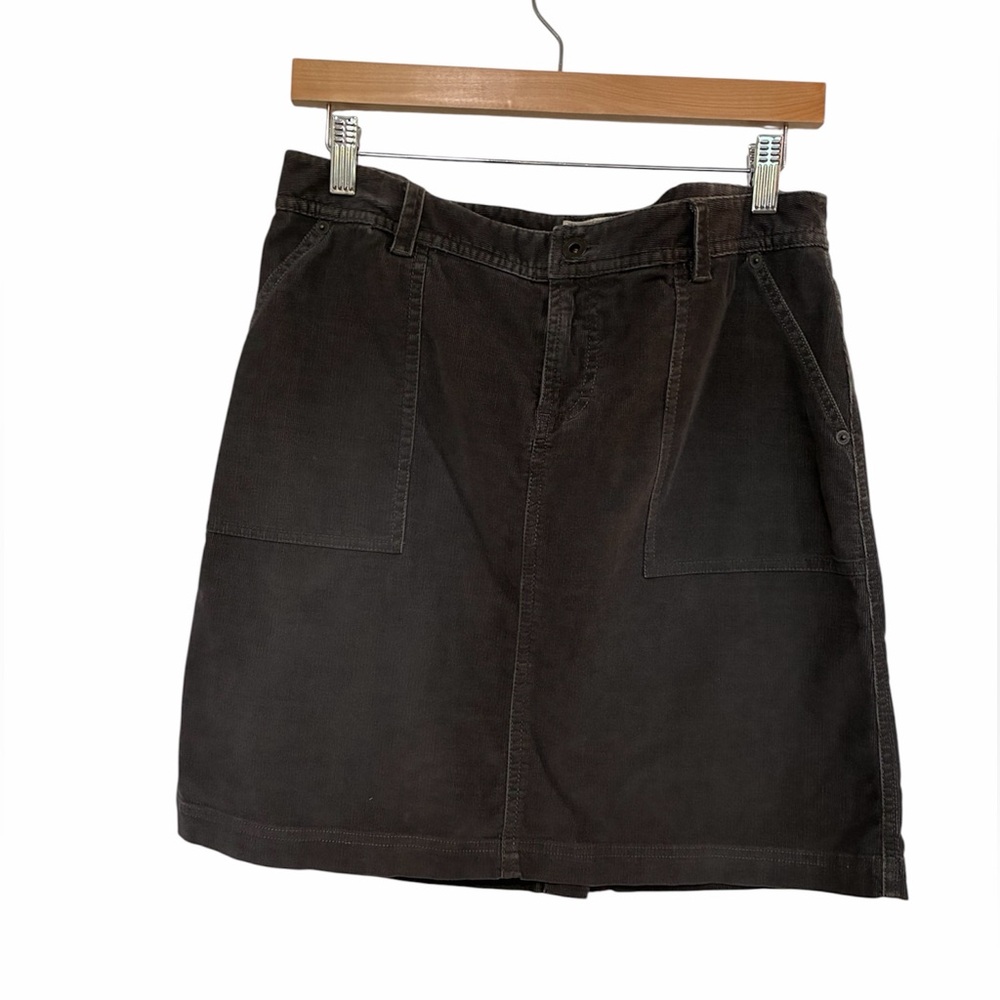 The North Face Women's Brown corduroy A-Line Utility Skirt